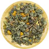 Organic Green Tea, Turmeric, Lemon Pyramid Cut 3-6 mm