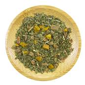 Organic Peppermint, Turmeric, Cinnamon Herbal Blend Pyramid Cut 4-6mm