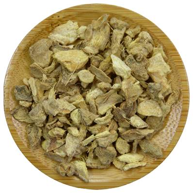 Organic Ginger Rhizome Loose Cut 4-10mm