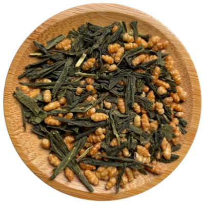 Organic Green Tea Genmaicha Loose Cut