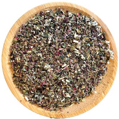 Organic Hibiscus, Mate, Blackcurrant Herbal Blend Tea Bag Cut 0.3-2mm
